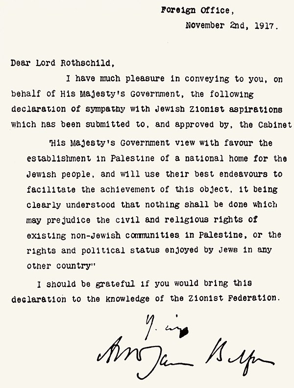 Balfour Declaration